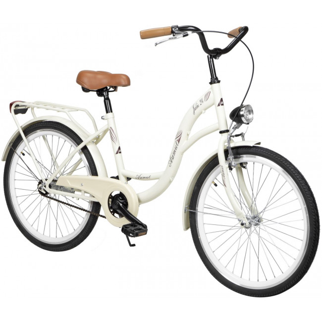 Velosipēds AZIMUT Julie 24" 2025 light cream