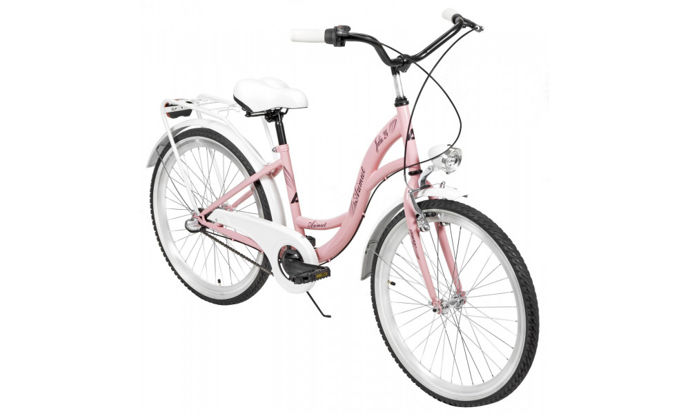Velosipēds AZIMUT Julie 24" 3-speed 2025 pink-white - 3