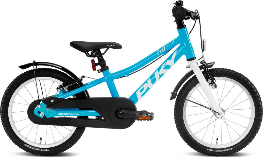 Velosipēds PUKY CYKE 16-1 Alu Freewheel freshblue-white - 1