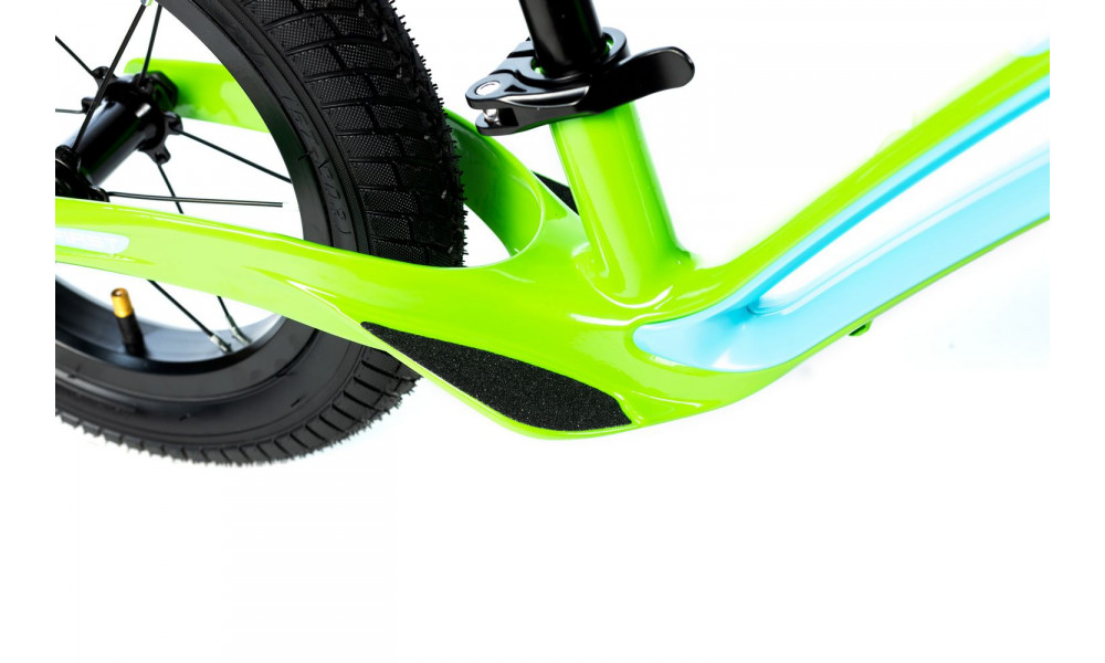 Balansēšanas velosipēds Karbon First green-blue - 2