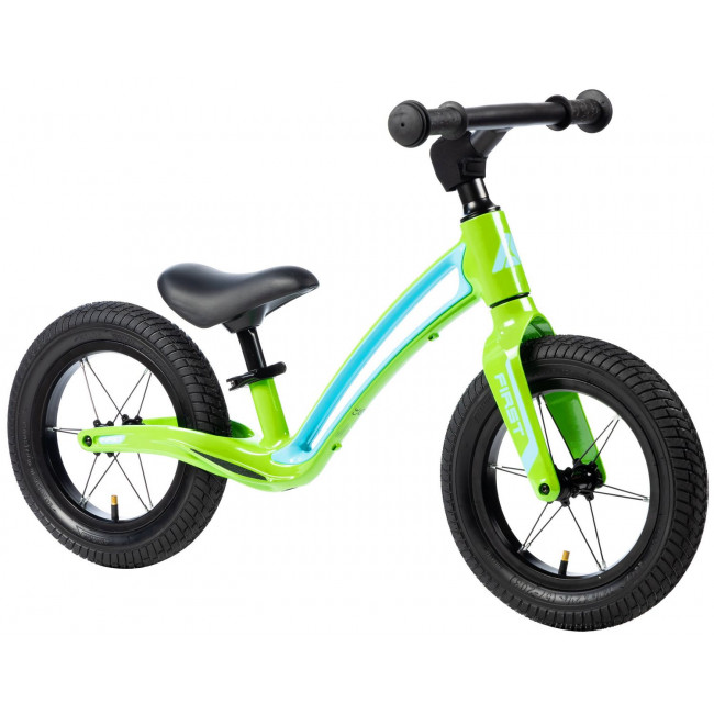 Balansēšanas velosipēds Karbon First green-blue