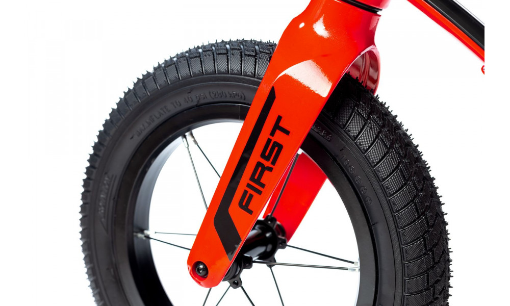 Balansēšanas velosipēds Karbon First red-black - 8