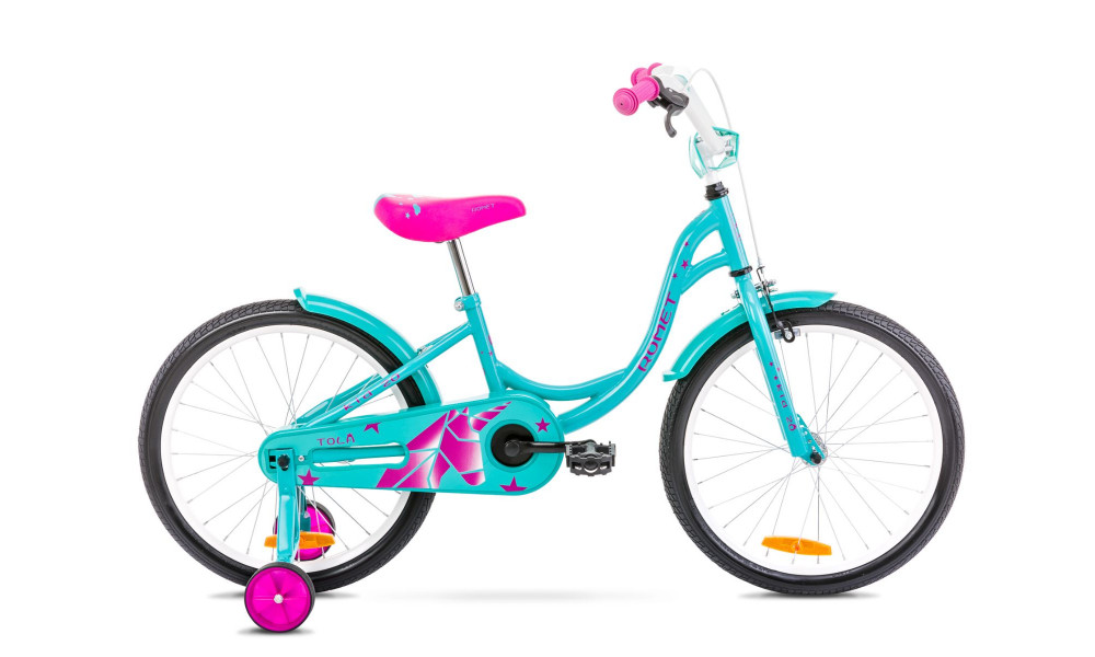 Velosipēds Romet Tola 20" 2025 turquoise-violet 