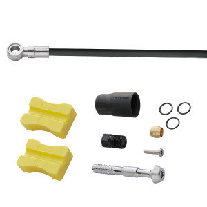 Disku bremžu šļūtenes Shimano XTR/XT/SLX/Alfine SM-BH90-SB Banjo 1000mm black