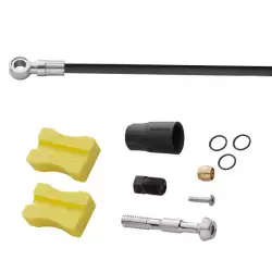 Disku bremžu šļūtenes Shimano XTR/XT/SLX/Alfine SM-BH90-SB Banjo 1000mm black