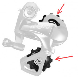 Aizmugurējā pārslēdzēja rullīšu komplekts Shimano RD-4700 Aizmugurējā pārslēdzēja rullīšu komplekts Shimano RD-4700