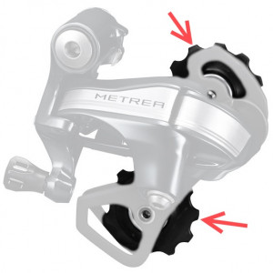 Aizmugurējā pārslēdzēja rullīšu komplekts Shimano RD-U5000 Aizmugurējā pārslēdzēja rullīšu komplekts Shimano RD-U5000