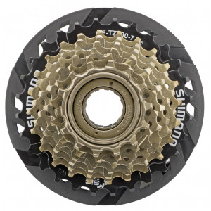 Aizmugurējais zobratu bloks Shimano MF-TZ500 7-speed with guard Aizmugurējais zobratu bloks Shimano MF-TZ500 7-speed with guard