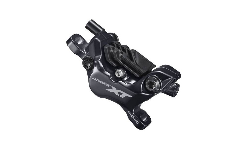 Disku bremžu suports Shimano XT BR-M8120 4-piston Metal w/Fin 