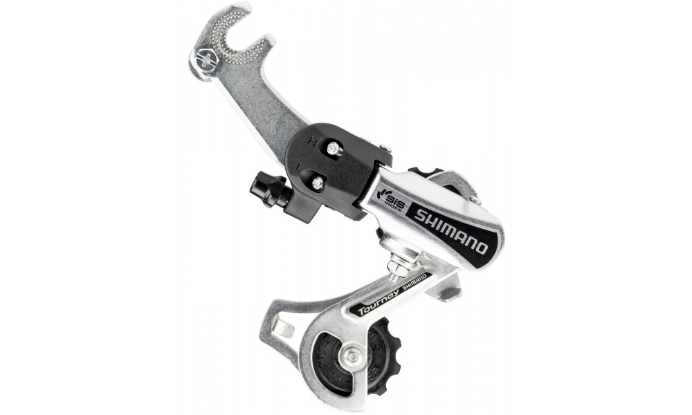 Aizmugurējais pārslēdzējs Shimano Tourney RD-TY21B Adapter 6-speed silver 