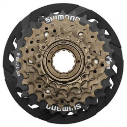 Aizmugurējais zobratu bloks Shimano MF-TZ500 6-speed with guard (threaded)