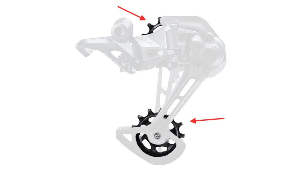 Aizmugurējā pārslēdzēja rullīšu komplekts Shimano RD-M7100 - 2 Aizmugurējā pārslēdzēja rullīšu komplekts Shimano RD-M7100 - 2