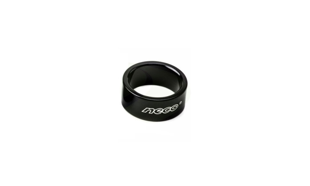 Stūres bļodiņas starpposma NECO 1-1/8 Alu 15mm black 