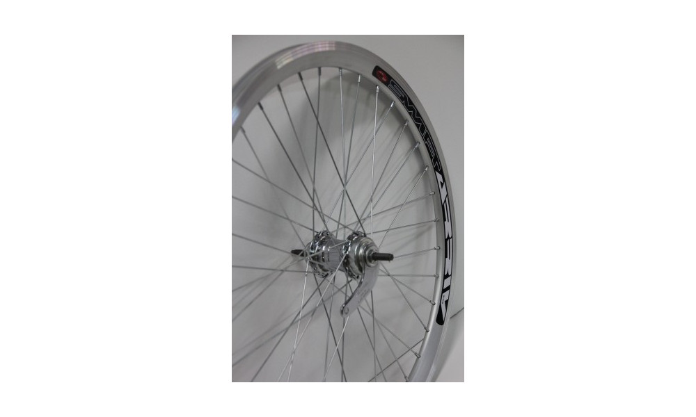 Aizmugurējais ritenis 28" Velosteel RBN rumba, DoubleWall silver aploce 