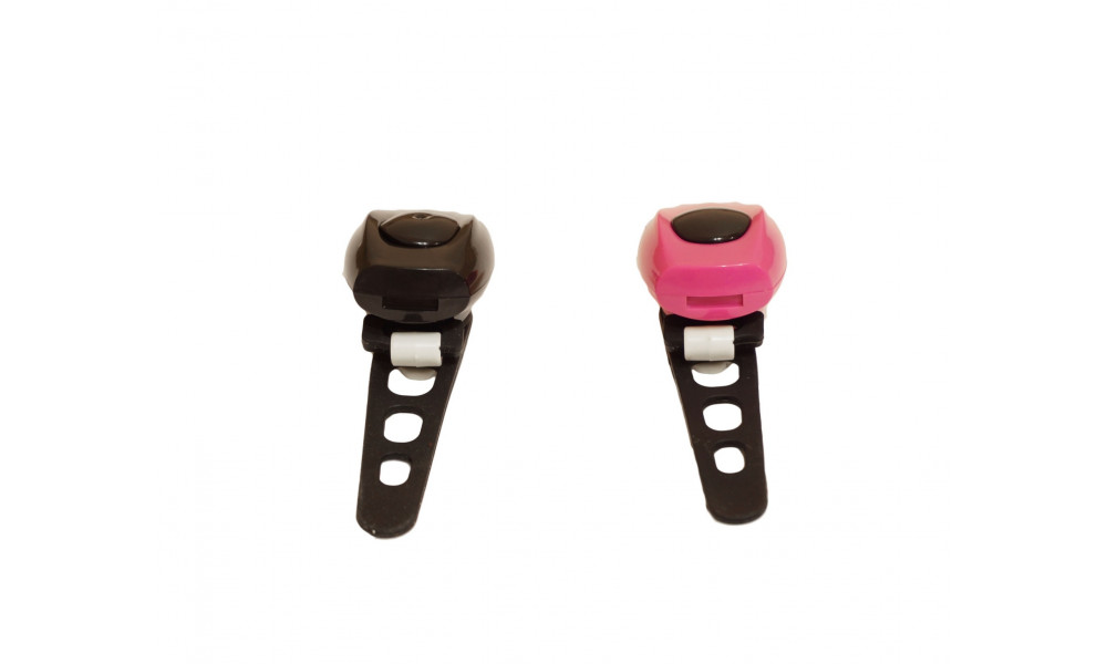 Apgaismojums komplekts Azimut Rubiplast 1LED 3F black/red - 5