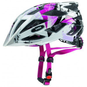 Velo ķivere Uvex Air Wing white-pink