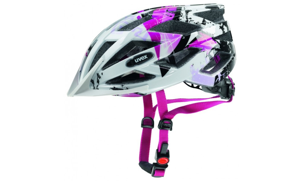 Velo ķivere Uvex Air Wing white-pink 