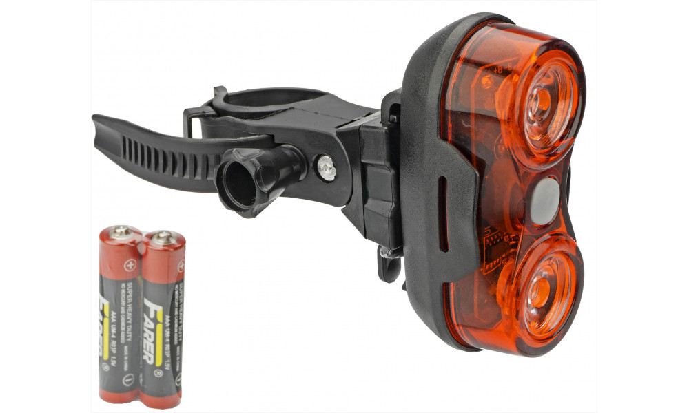 Aizmugurējais lukturis Azimut Power 2x0.5W with batteries - 3