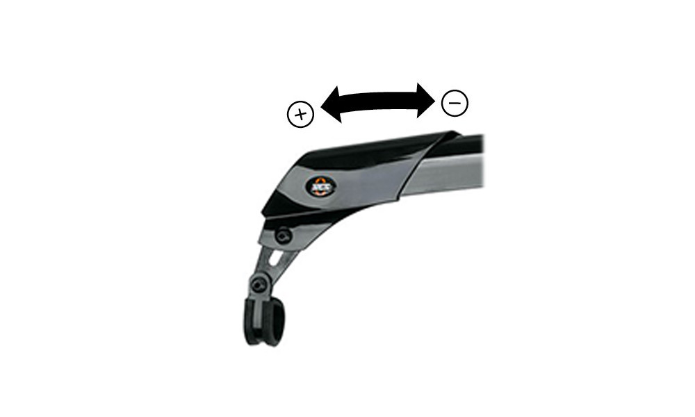 Aizsardzības ķēde SKS Chainboard 46-48T triple with bracket black - 2