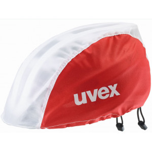 Ķiveres lietus aizsargs Uvex Bike red-white