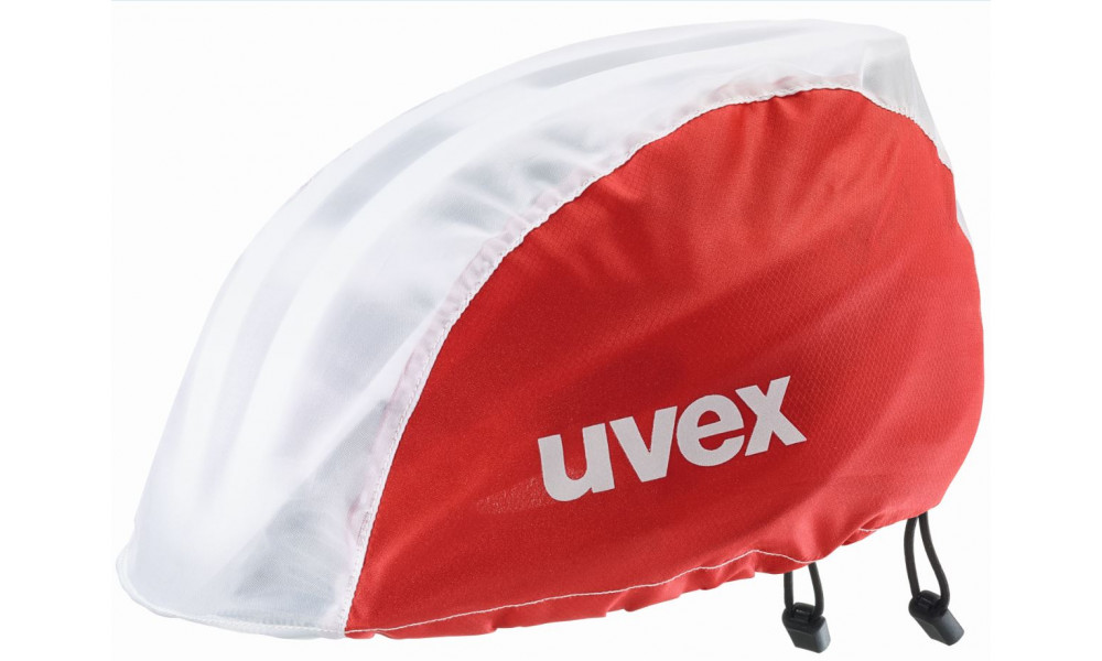 Ķiveres lietus aizsargs Uvex Bike red-white 