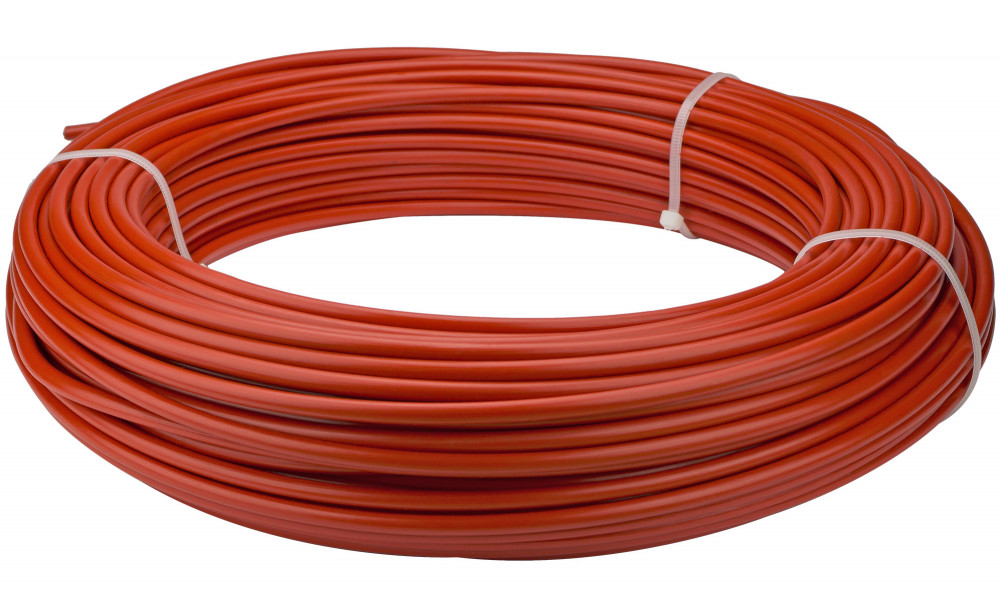 Bremzes trose apvalks Saccon Italy 5mm lubricated RED (1m) 