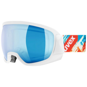 Slēpošanas brilles Uvex Contest FM white mat / blue
