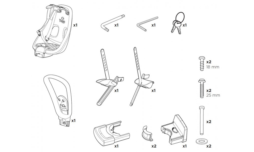 Bērnu sēdeklis Thule Yepp Nexxt Mini front white - 7
