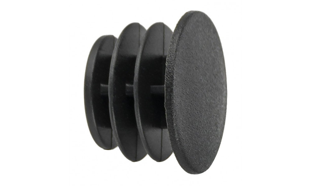 Stūres rokturu korķi Azimut End Plug Simple plastic black 
