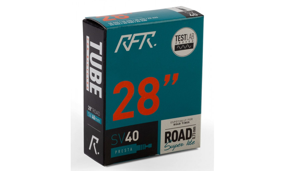 Kamerā 28" RFR Road 18/23-622/630 Super Lite 0.73mm SV 40 mm 