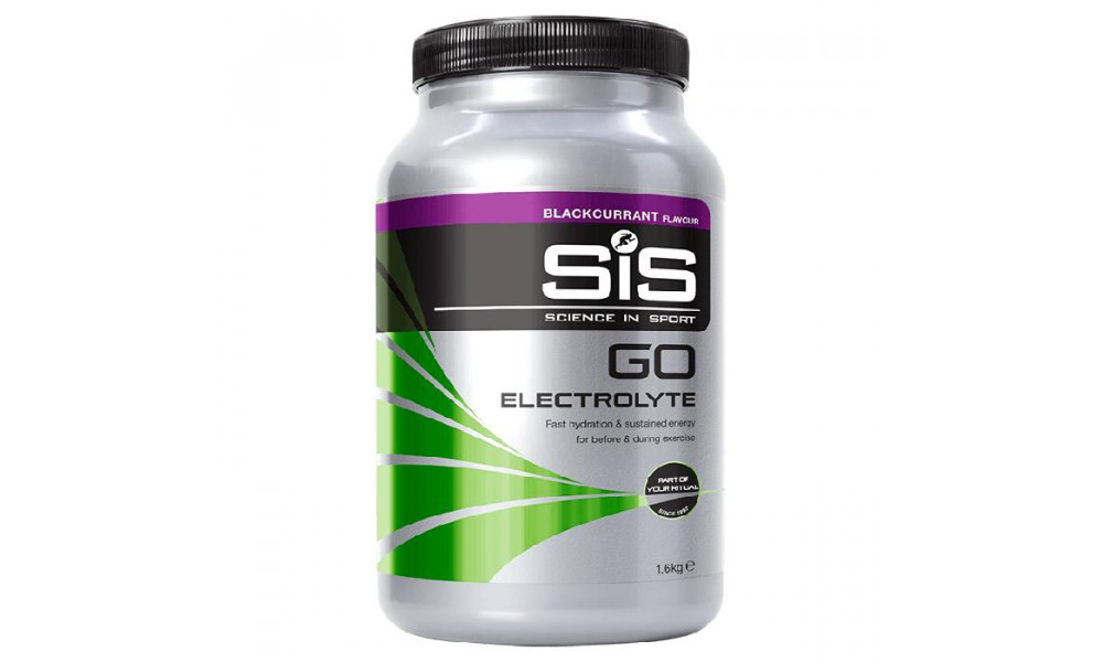 Elektrolītu dzēriena pulveris SiS Go Electrolyte Blackcurrant 1.6kg 