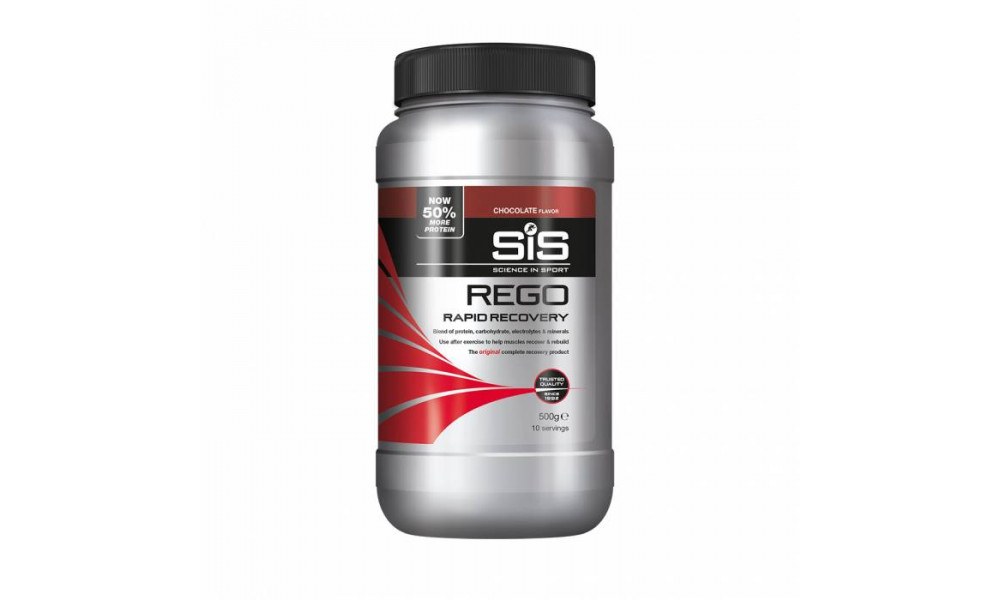 Sporta uztura pulveris SiS Rego Rapid Recovery Chocolate 500g 