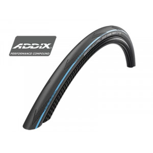 Riepa 28" Schwalbe One Tube Type HS 464A, Perf Fold. 25-622 / 700x25C Addix Blue Strips