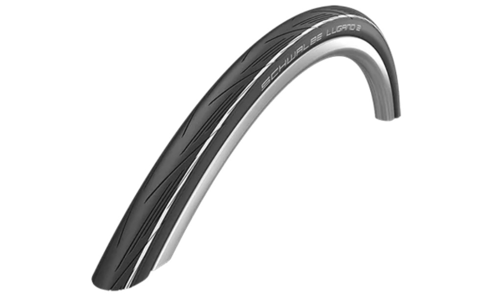 Riepa 28" Schwalbe Lugano II HS 471, Active Wired 25-622 / 700x25C White Stripes 