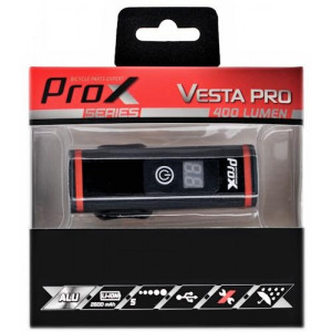 Priekšējais lukturis ProX Vesta PRO 400Lm USB