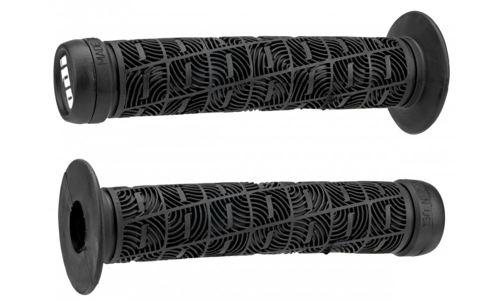 Stūres rokturi ODI O Grip BMX 143mm Single Ply Black 