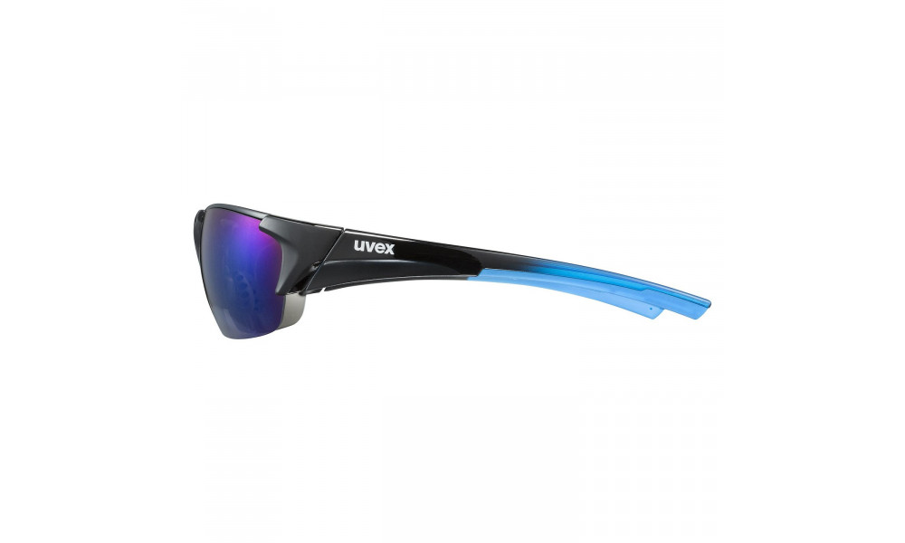 Brilles Uvex blaze III black blue / mirror blue - 4