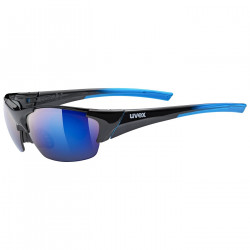 Brilles Uvex blaze III black blue / mirror blue