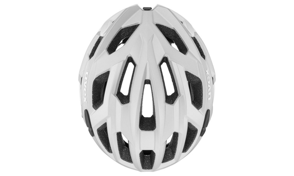 Velo ķivere Uvex Race 7 silver mat white - 1