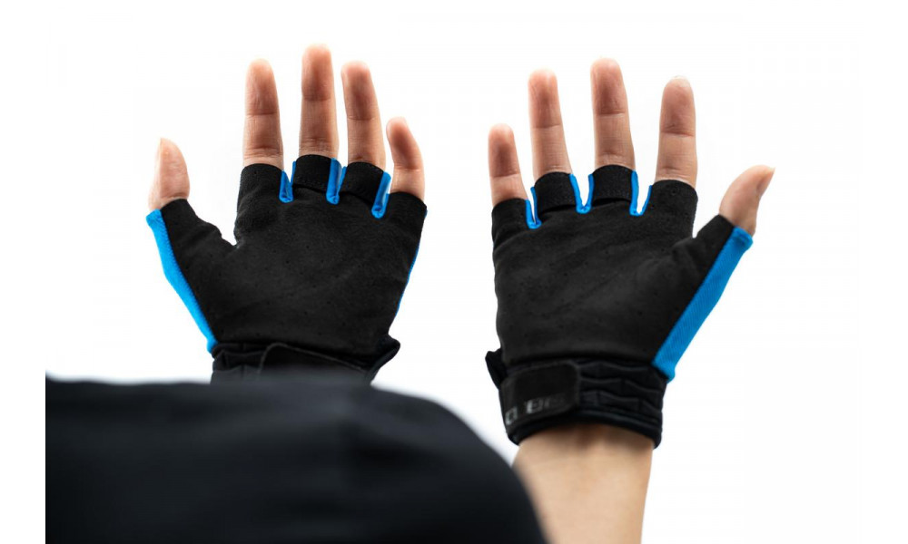 Gloves Cube Performance Junior Short blue - 4