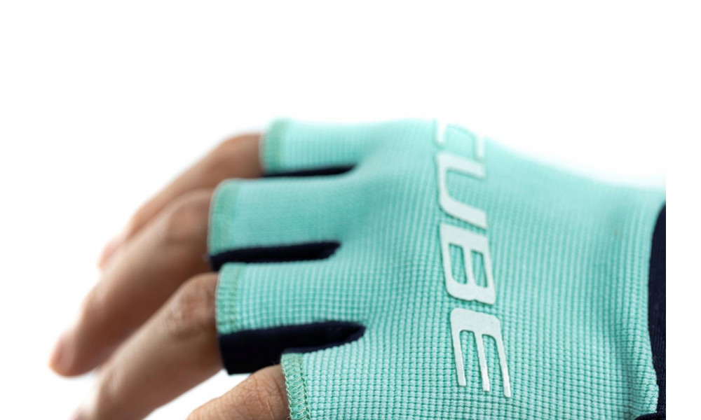 Gloves Cube Performance Junior Short blue'n'mint - 2