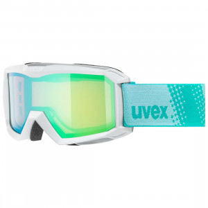 Slēpošanas brilles Uvex flizz FM white dl/green clear-rose