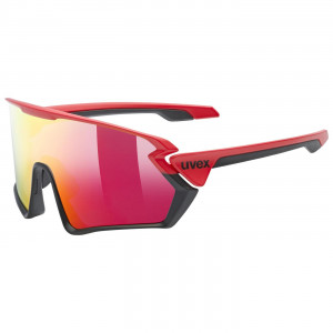 Brilles Uvex Sportstyle 231 red black mat / mirror red
