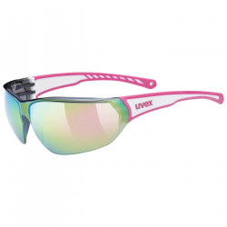 Brilles Uvex Sportstyle 204 pink white / mirror pink