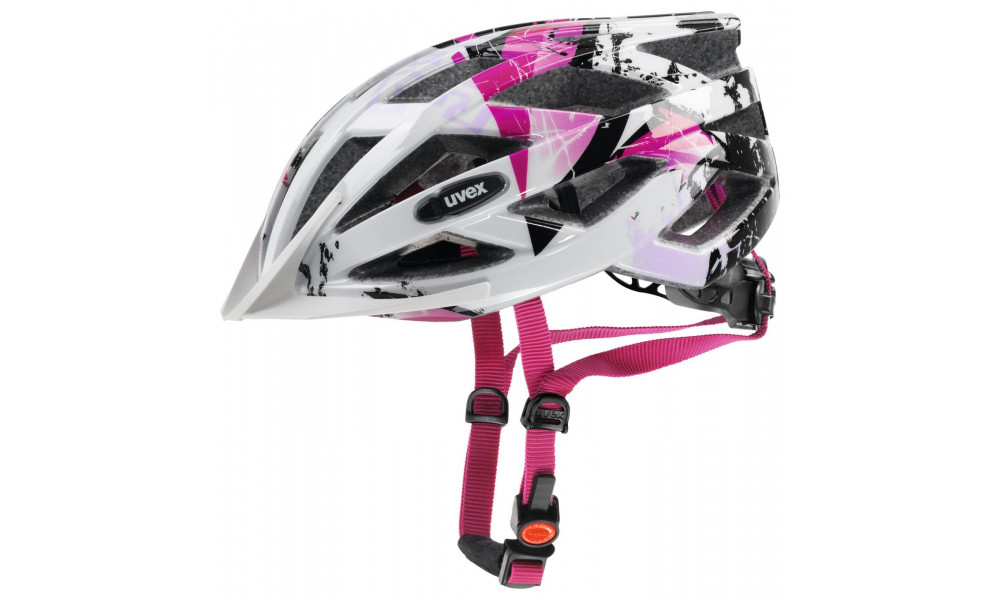 Velo ķivere Uvex Air wing white-pink - 5