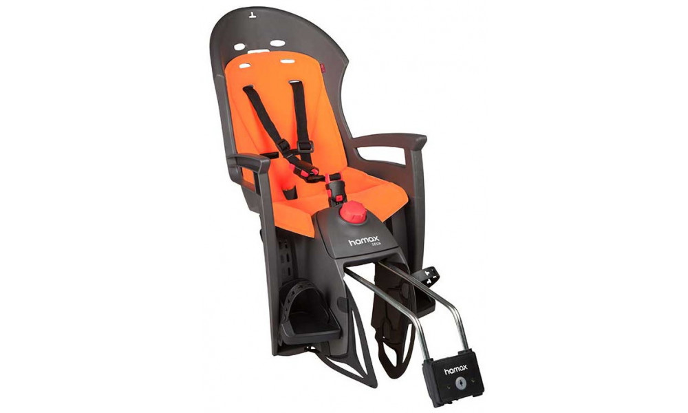 Bērnu sēdeklis Hamax Siesta frame gray/orange recline 