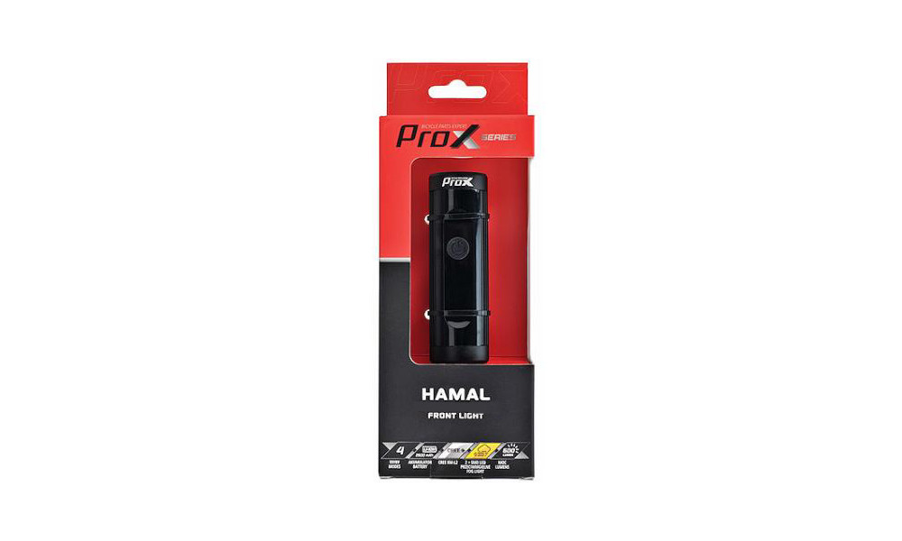 Priekšējais lukturis ProX Hamal 600Lm USB - 3