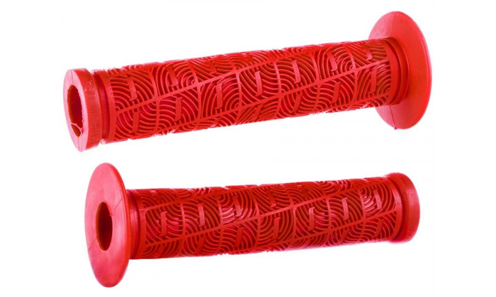 Stūres rokturu ODI O Grip BMX 143mm Single Ply Bright Red 