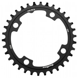 Priekšējā ķēdes riteņa SunRace CRMX04 Narrow-Wide Alu 104BCD 1x11-speed 34T
