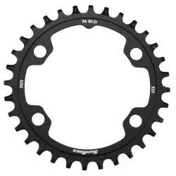 Priekšējā ķēdes riteņa SunRace CRMX30 Narrow-Wide Asymmetric Alu 96BCD 32T